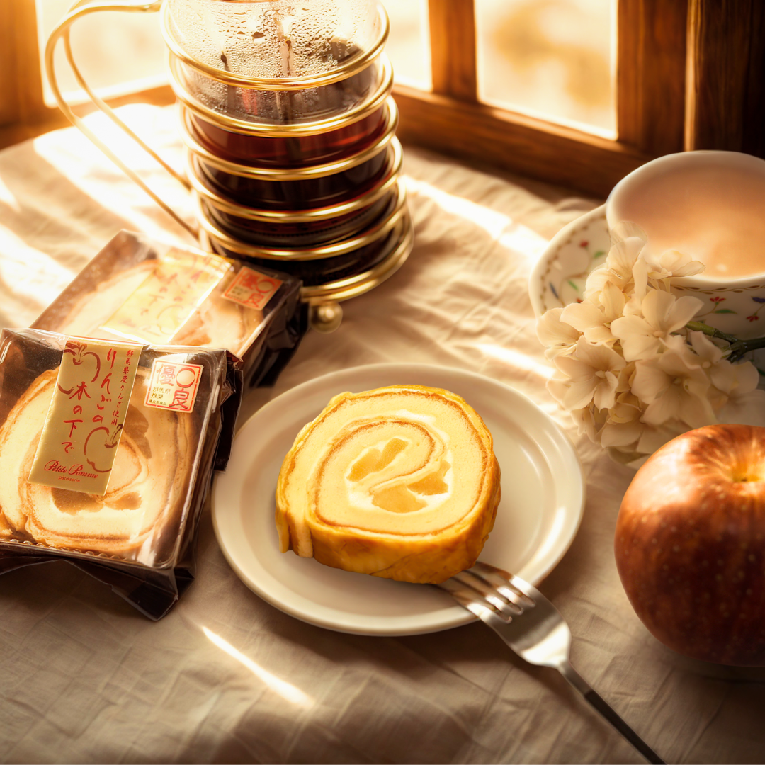 りんごロールケーキ5カット
